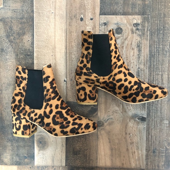 SHEIN Shoes - Cheetah Print Booties
